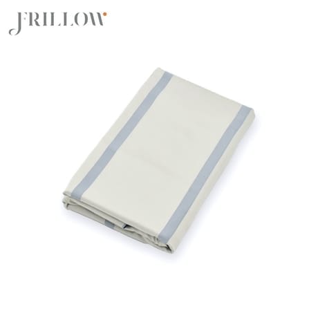 ชุดผ้าปูที่นอน 5 ฟุต 3 ชิ้น FRILLOW 800TC COTTON SILK สี WHITE DAWN คอลเลคชั่น PRESTIGE_4